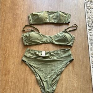 Aerie Olive Bikini Set